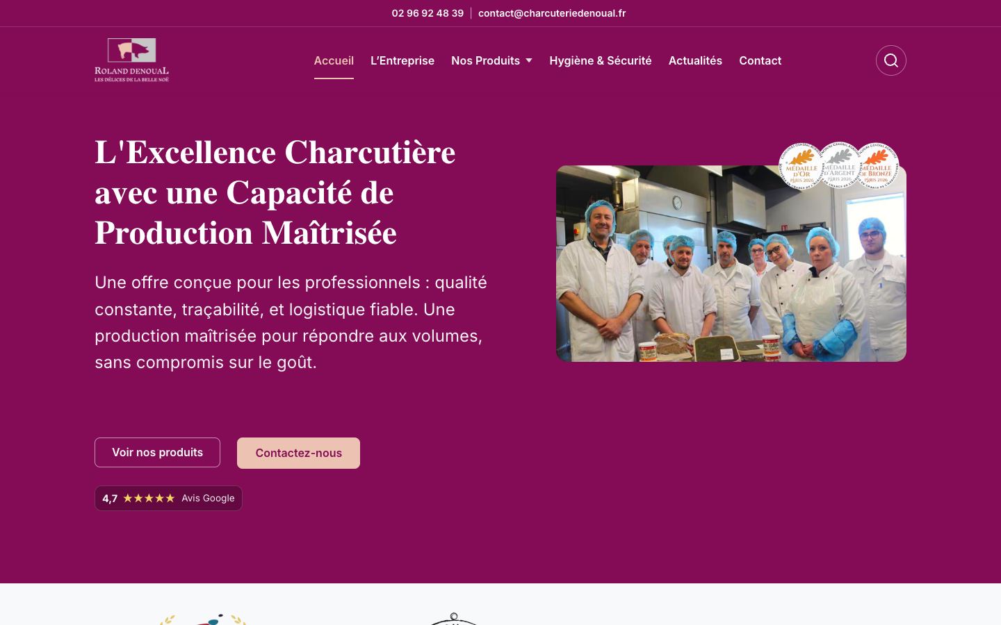 Aperçu du projet Denoual