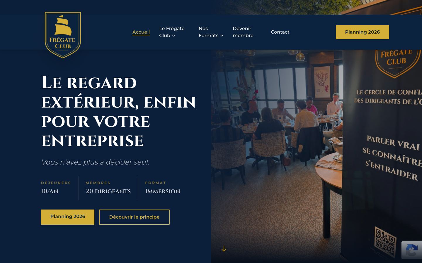 Aperçu du projet Frégate Club