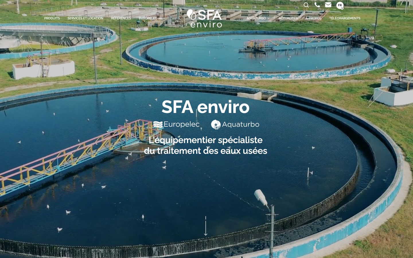 Aperçu du projet SFA enviro · Europelec · Aquaturbo