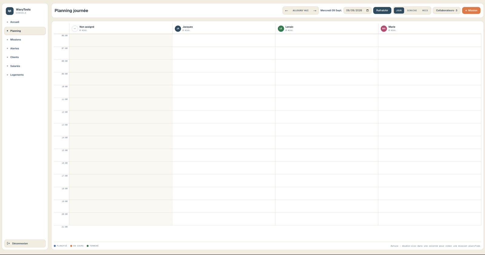 WavyTools : la console de pilotage de la conciergerie
